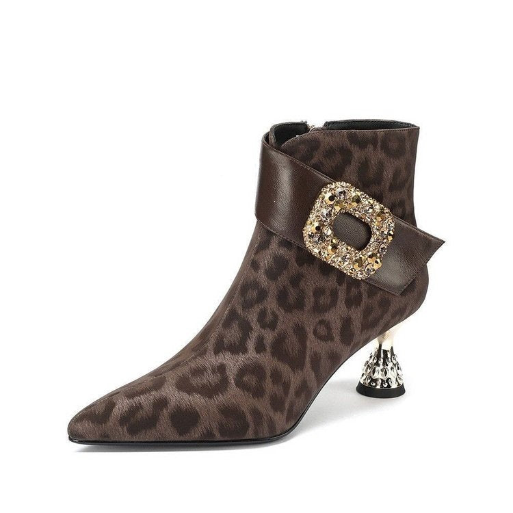 Women's Boots 2026 New Model European and American Design Light Luxury Side Zipper High-End Comfortable Short Boots Elegant Women's Boots